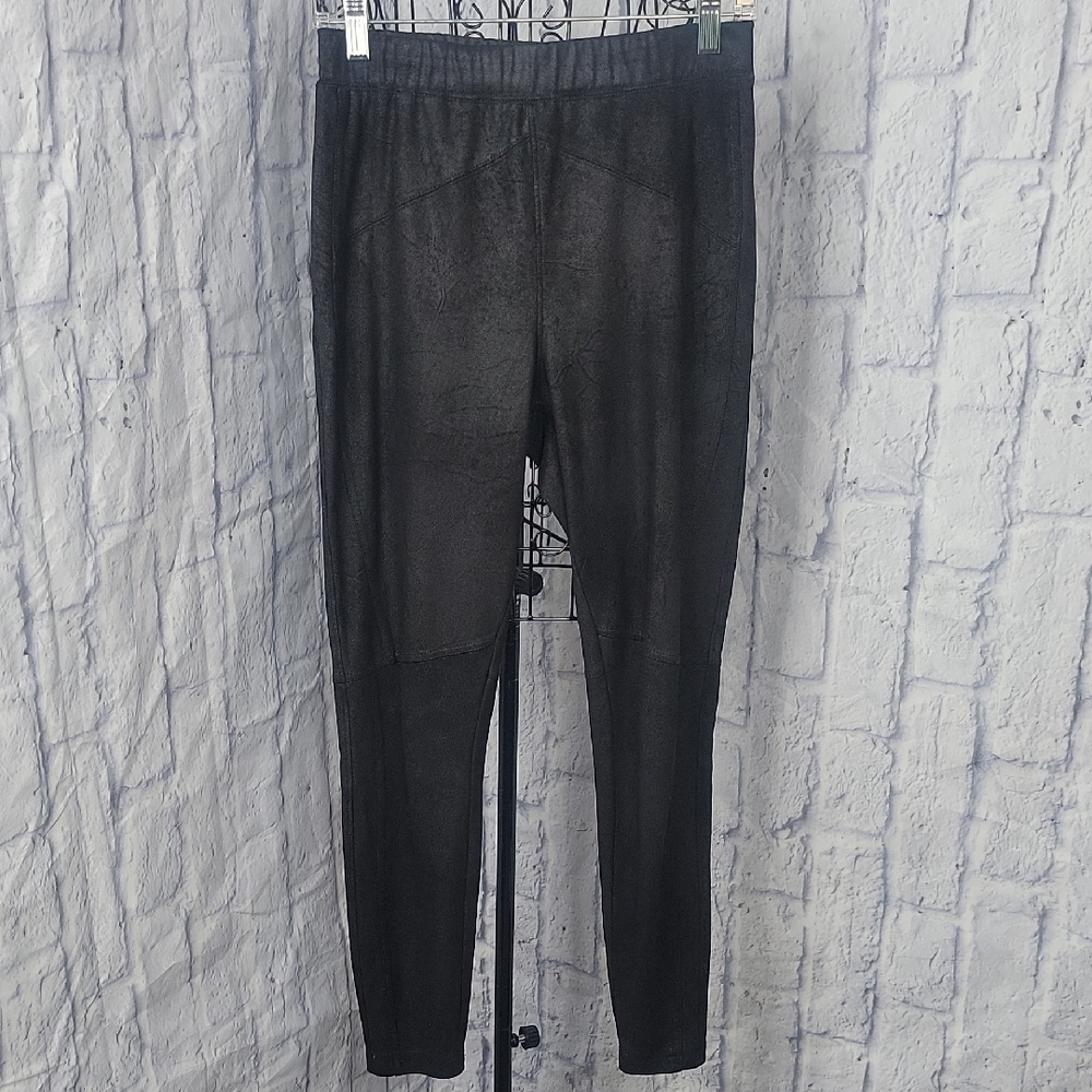 Free‎ People Midnight Vegan Suede Skinny Leggings Size Small